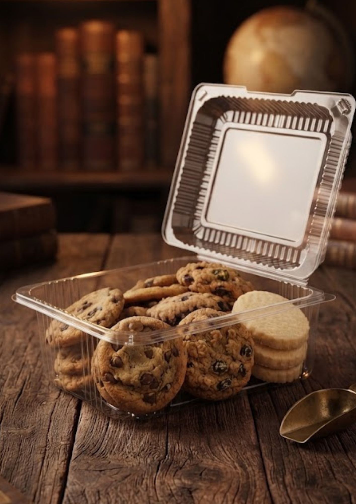 clear food packaging container