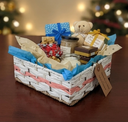 Charming Square Gift Basket
