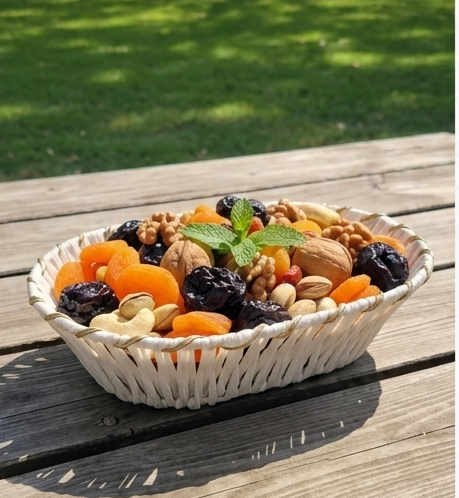Charming oval serving basket