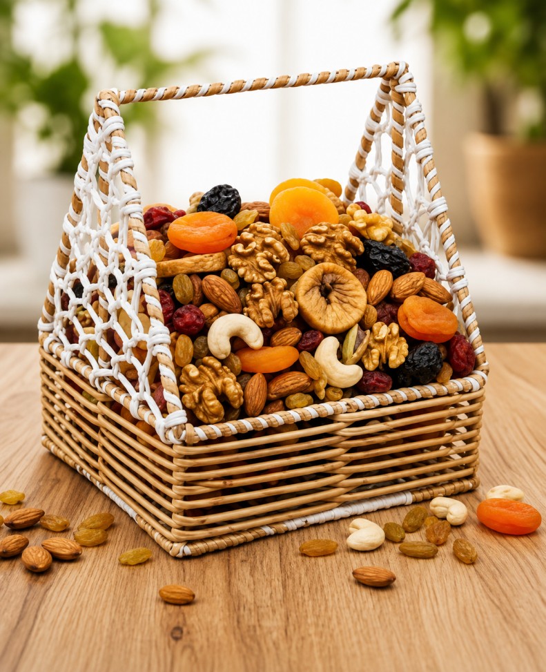 Handcrafted Woven Hamper Basket