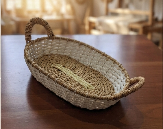 Elegant Oval Serving Basket