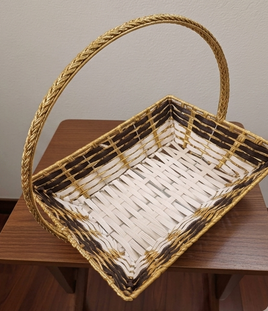 Spacious Rectangular Gift Basket