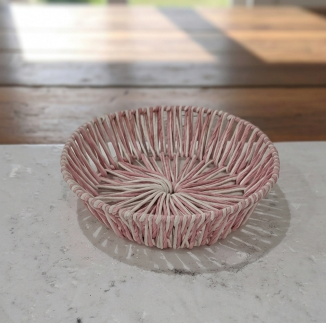 Delicate Round Basket Bowl