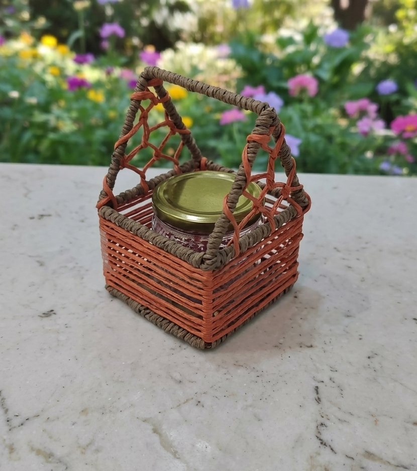 Compact Handcrafted Basket