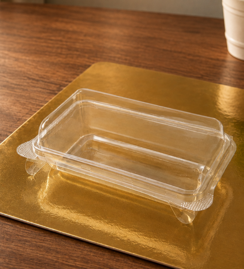 CLEAR PLASTIC CLAMSHELL